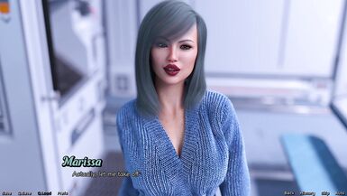 Yuri, the busty stripper, gets her face fucked hard in theMesh Hall of a spaceship - 1 image