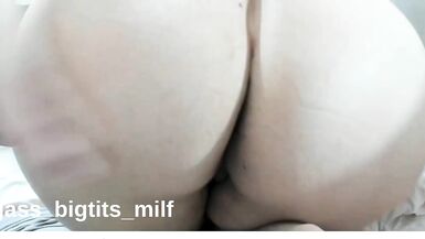 Watch Bigass_bigtits_milf's naked solo play with her natural tits and thong
