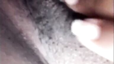 My Shy Dark Girlfriend Sends me Episode of her Masterbating on Snapchat - 3 image
