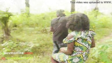 The Solely Stud Dude Who Own Bicycle In The Village Drilled All The Village Beauties And People Wives In The Bush - 3 image