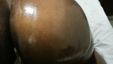 Black big beautiful woman Biscuit Oiled up