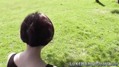 Masked british mother i'd like to fuck outdoors rides and tugs - 2 image