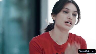 Liv passionately kissed her Stepmom