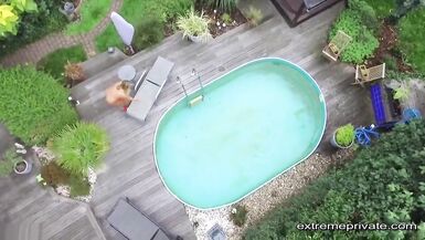 my nudist stepmother enjoys our garden - 5 image