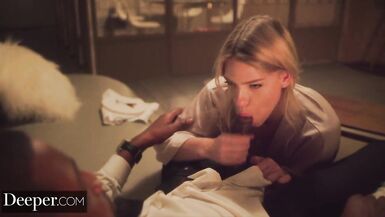 Deeper. BBC Deepthroat by Leah Lee Whilst Spouse is ing - 4 image