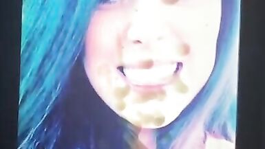 Hawt Latin Babe Receives Some Other Facial Cum Tribute - 5 image