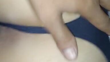 Banging my constricted vagina POV DOGGY STYLE WITH A STRAP - 4 image