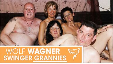 Old swingers! Unattractive Grannies and grandpas joy every other! WOLF WAGNER - 1 image