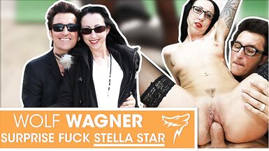 After the fuck Stella Star receives to take up with the tongue his cum off! WOLF WAGNER - 1 image