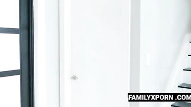 Brother Getting a smack of SISTER's MUFF Behind Mommys Back - 2 image