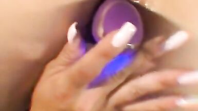 first Time with recent Toy, Vibrating my Twat and Anus, Twat Rub and Vibrating Love Button Agonorgasmos - 4 image