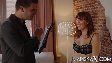 MARISKAX Angelique Luka pays her bills to the bailiff