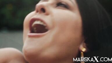 MARISKAX Lalin Girl Mariska has her butt stretched by a BBC