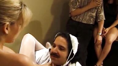 Ron Jeremy in happier times pumping the nurse - 2 image