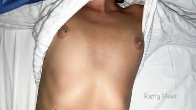 My Stepbrother Screwed Me And Cum Inside Twice During The Time That I Was Sleeping. Hawt Constricted Bawdy Cleft Creampie. Katty West with Oliver Strelly - 4 image
