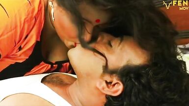 Indian Large Titties Sucharita Aunty sex with spouse - 6 image