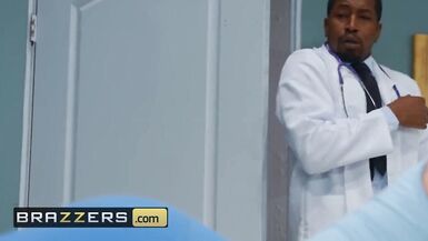 Brazzers -Blonde milf Dee Williams gets anal checked by bbc - 1 image