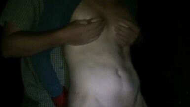 Tied and Blindfolded Wife gets used in a Park at Night - 11 image