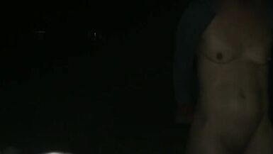 Tied and Blindfolded Wife gets used in a Park at Night - 3 image