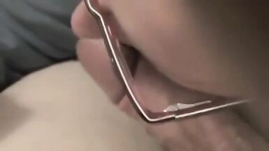 She Loves his Ass so Much! Good Rimjob, Dont need Toilet Paper - 6 image