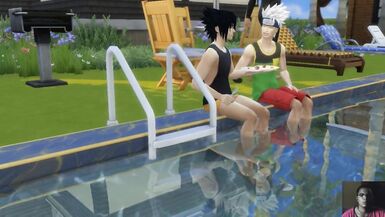 Naruto from Pool Kakashi Massaging Sasuke's Hidden Sakura Netorare - 4 image