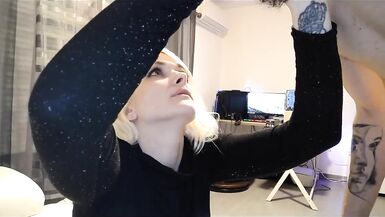 Full Gorgeous Anal Blonde Fisting and Creampie Barbie Scretary - 1 image