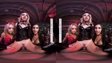 Naughty America Gabbie Carter, Gianna Dior ve Khloe Kapri cadılar bayramı sikişi - 10 image