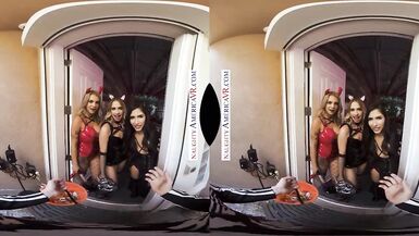Naughty America Gabbie Carter, Gianna Dior ve Khloe Kapri cadılar bayramı sikişi - 3 image