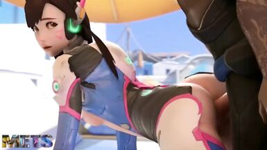 Overwatch: superlatively good Dva Compilation HD Porn
