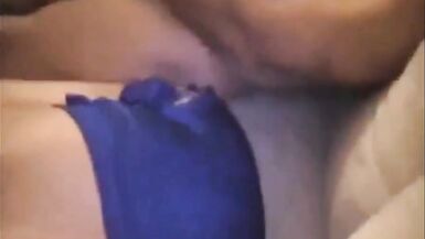 Lewd wife engulfing different rods in front her hubby - 2 image