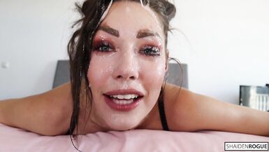 Sloppy Upside down Mouth Fuck | Balls Unfathomable Facefucking - Shaiden Rogue - 5 image