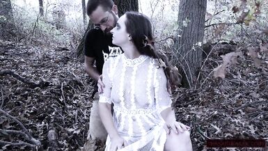Halloween escena: este chab finds fantasma en woods, gives su fresco vida con squirt y facefucking - 4 image