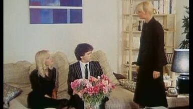 Brigitte Lahaie and Elisabeth Bur trio