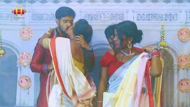 印度Mallu saree 阿姨们的大型奶昔群交 - 1 image