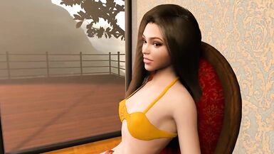 Large Boob Lesbo Giantess Breast Expansion - Tall Vs Petite Comparison - 1 image