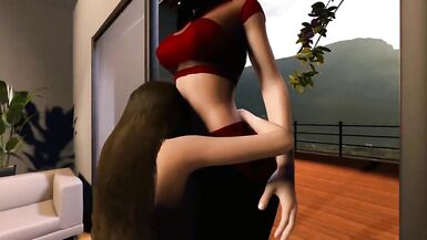 Large Boob Lesbo Giantess Breast Expansion - Tall Vs Petite Comparison - 3 image