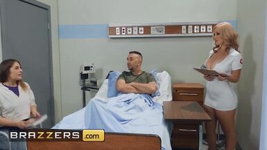 Brazzers - Additional thicc Nurse Savannah Bond rides large 10-Pounder in uniform - 2 image