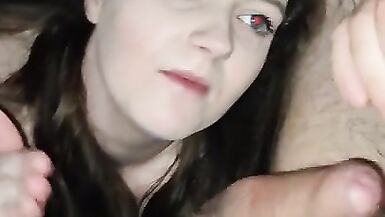 Irish Non-Professional mother I'd like to fuck gives a Lesson in Irish Oral-Sex ;) - 2 image