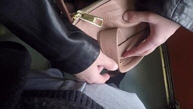 Concupiscent Married Bulge Watcher Mother I'd Like To Fuck Touch my Shlong at Subway! - 1 image