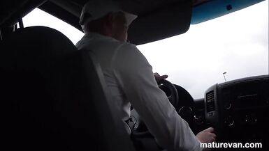 Large tit mama bonks a hard pecker in the MatureVan - 3 image