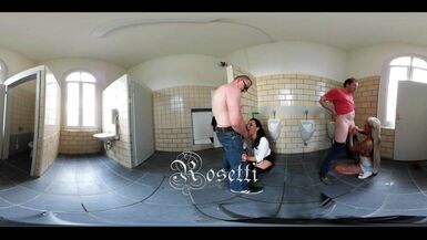 Public Crap-House Fuckfest VR 360 - 1 image