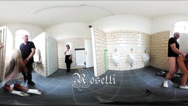 Public Crap-House Fuckfest VR 360 - 2 image