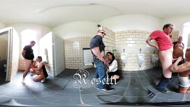 Public Crap-House Fuckfest VR 360 - 4 image