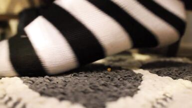Unaware Punk Giantess Socks Crush - 3 image