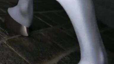 CG animated hotty stuffed in castle - 4 image