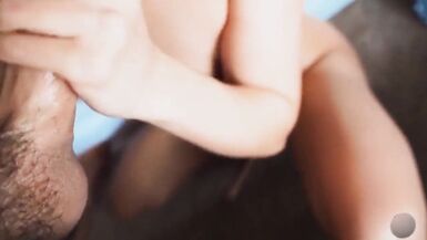 During The Time That her aunt is sleeping, this babe approaches her bawdy cleft. - 4 image