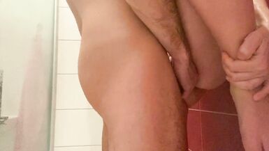 Best Rimjob and Ass Fingering - Shower Sex - 2 image