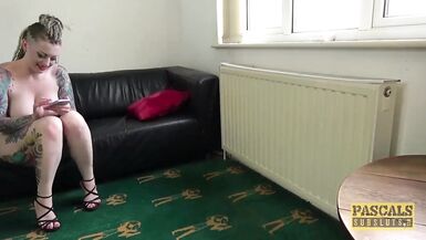 PASCALSSUBSLUTS - Inked Piggy Throat Bangs And Swallows Cum