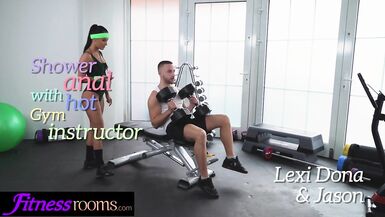 Fitness Rooms Hot Czech Gym Instructor Lexi Dona Gets Anal Fuck in Shower - 1 image