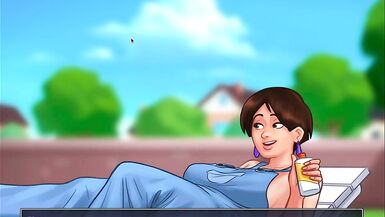 Summertime Saga -  My Stepmom and her best friend have a threesome - 1 image